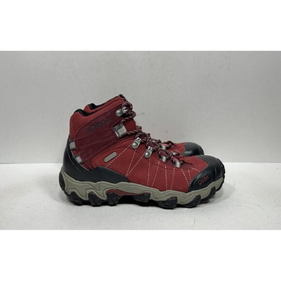 Oboz Sawtooth II Mid Hiking Shoes Women's Size 7 Red Boots